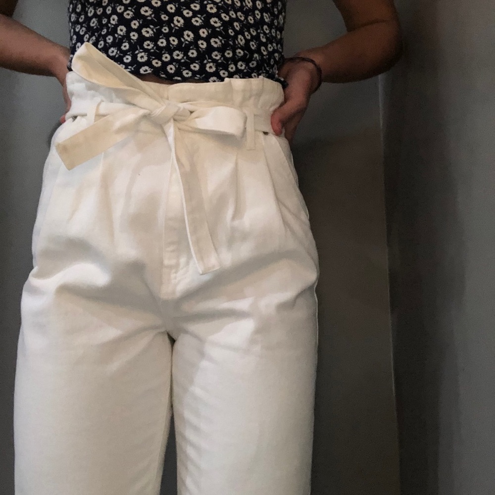Forever 21 paper bag waist pants